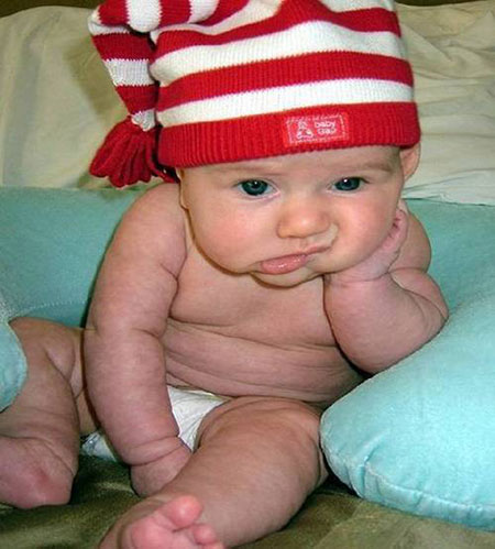 bored baby funny