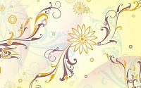 Vector Flower Patterns Background 6019
