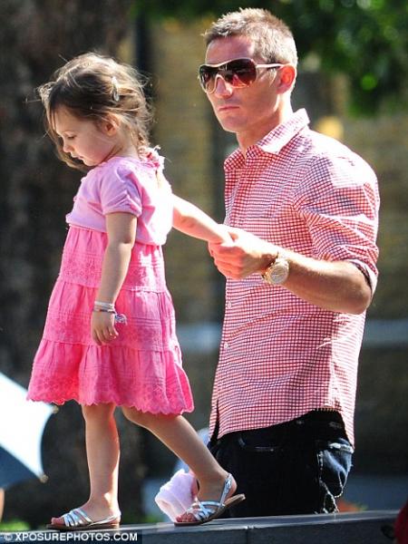 lampard and his daughter Luna
