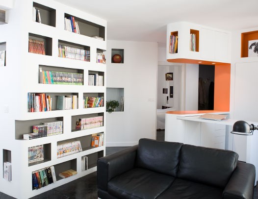 modern apartment for comic book collector 3