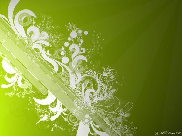 Creative Art Green Light