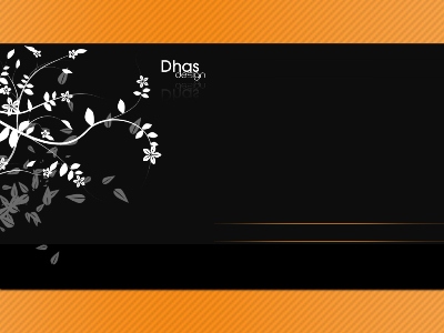 Black and orange template by dhas