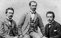 220px Einstein with habicht and solovine