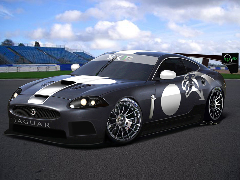 jaguar xkr gt3 car sketches 9451