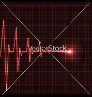 heart beats vector
